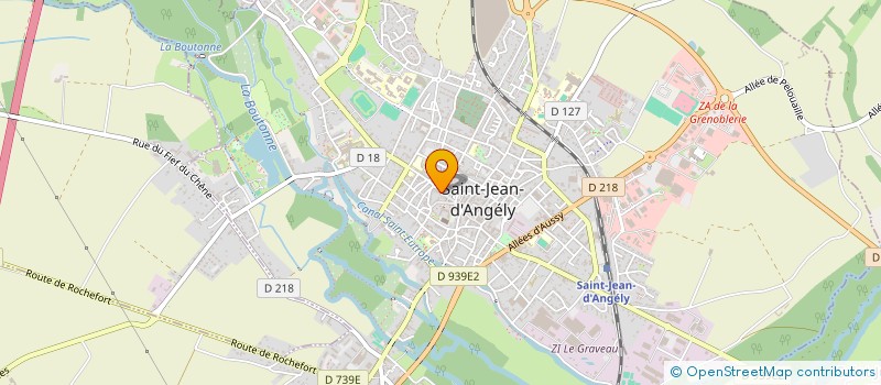 localisation de l'entreprise NDT SUPPORT  SAINT-JEAN-D'ANGELY