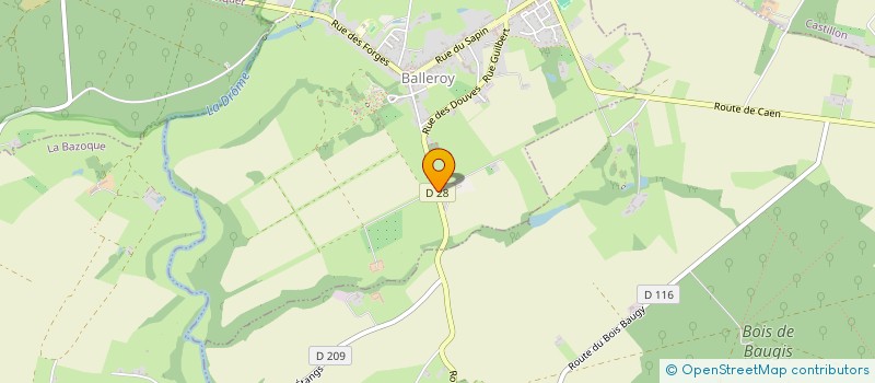 localisation de l'entreprise NDTP  BALLEROY-SUR-DROME