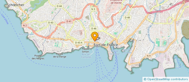 localisation de l'entreprise NDTP:NAYA DEMOLITION TRAVAUX PUBLIC  FORT-DE-FRANCE