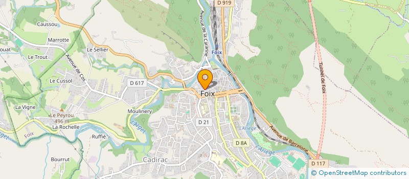 localisation de l'entreprise NDV à FOIX