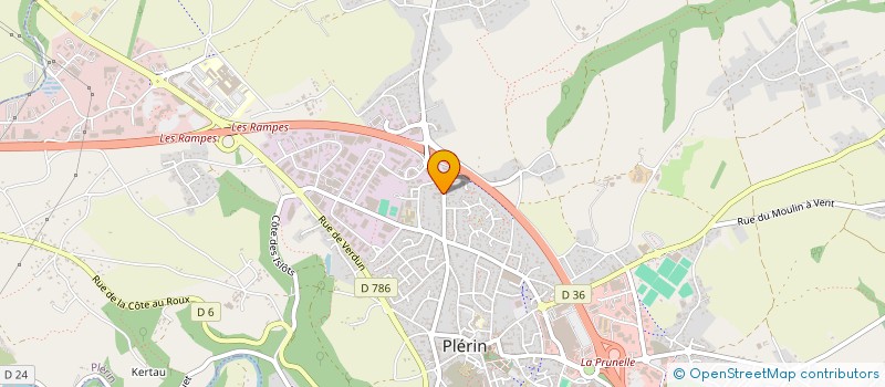 localisation de l'entreprise NDVO à PLERIN