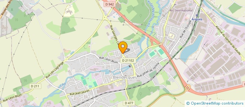 localisation de l'entreprise NE-AK  BLENDECQUES