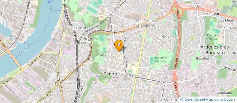 localisation de l'entreprise NE BAT à PESSAC