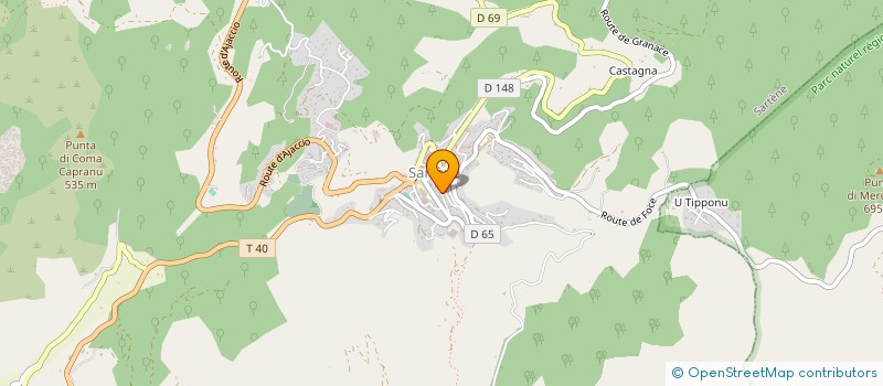 localisation de l'entreprise NE CICHINETTA à SARTENE