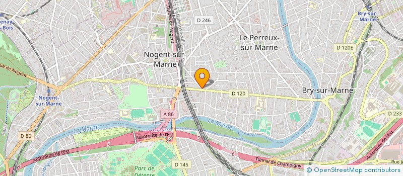 localisation de l'entreprise NE CONSULTING à LE PERREUX-SUR-MARNE