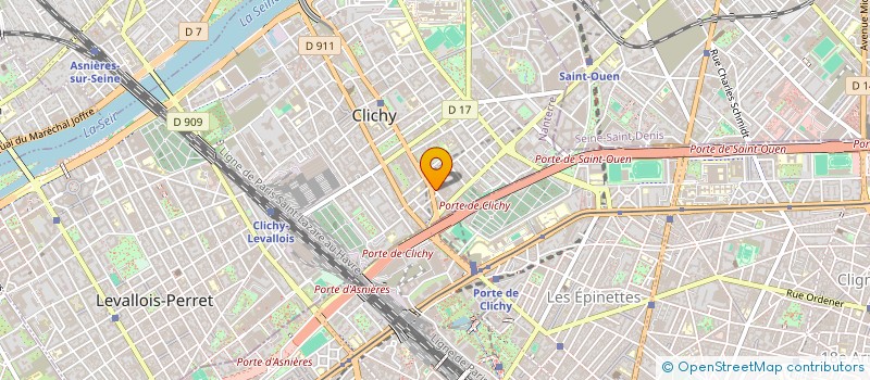 localisation de l'entreprise NE FE à CLICHY