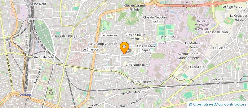 localisation de l'entreprise NE GLOBAL SERVICES à ORLEANS