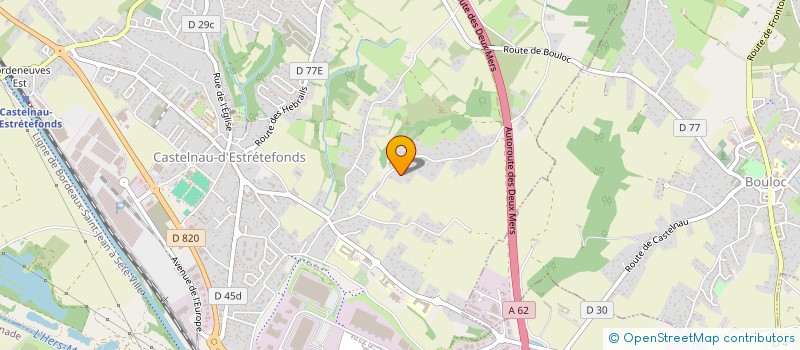 localisation de l'entreprise NE INVEST à CASTELNAU-D'ESTRETEFONDS