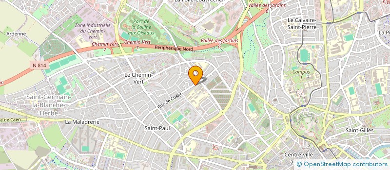 localisation de l'entreprise NE PAYE PLUS TES LUNETTES à CAEN