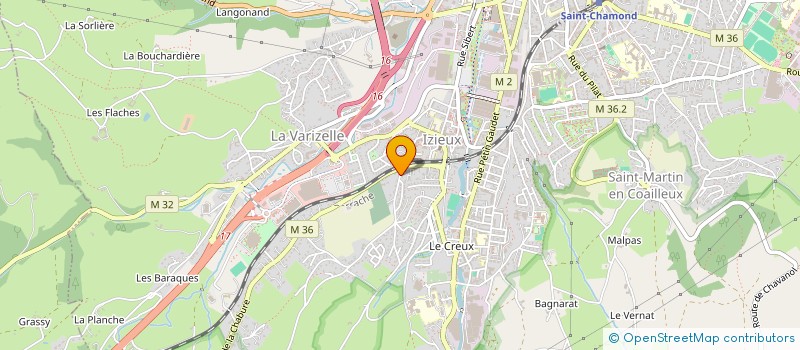 localisation de l'entreprise NE POUR COMBATTRE  SAINT-CHAMOND