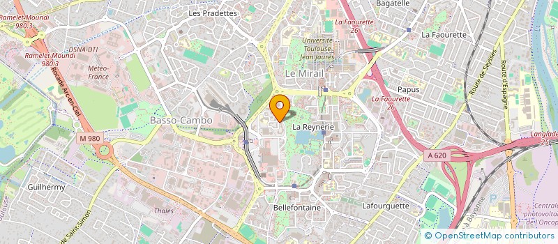 localisation de l'entreprise NE TELECOM à TOULOUSE