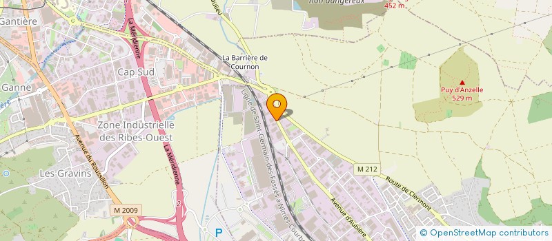 localisation de l'entreprise NEA  COURNON-D'AUVERGNE