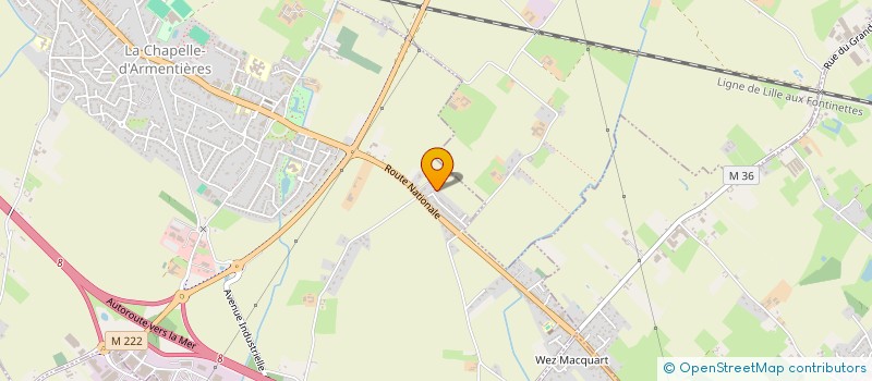 localisation de l'entreprise NEA LINSELLES  LA CHAPELLE-D'ARMENTIERES