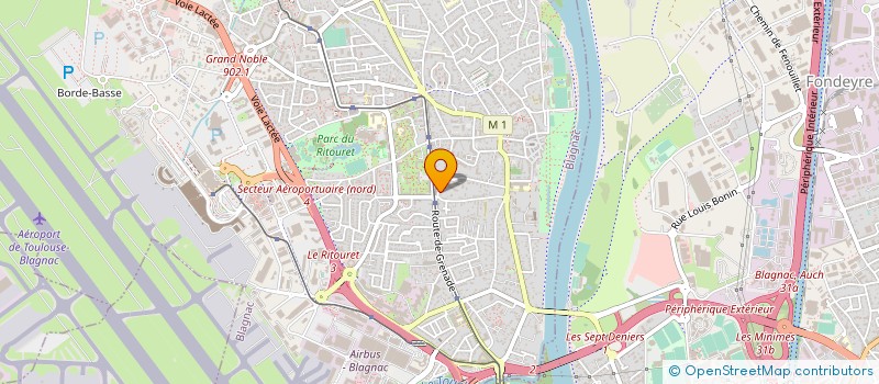 localisation de l'entreprise NEAD  BLAGNAC