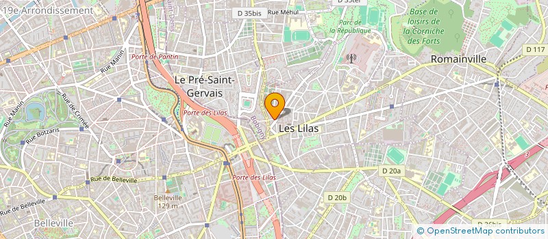 localisation de l'entreprise NEADY'S  LES LILAS