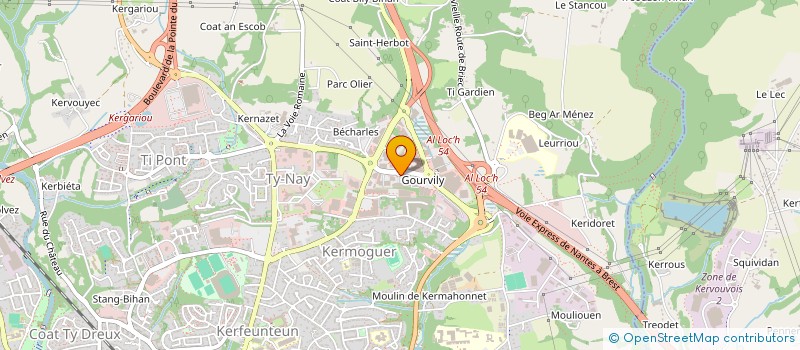localisation de l'entreprise NEAG 13 à QUIMPER