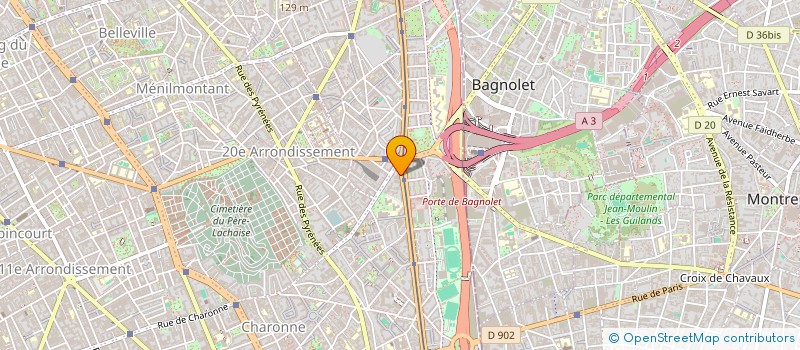 localisation de l'entreprise NEAG 33  PARIS