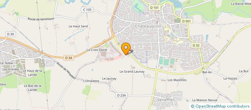 localisation de l'entreprise NEAG 5 à CHATEAUGIRON
