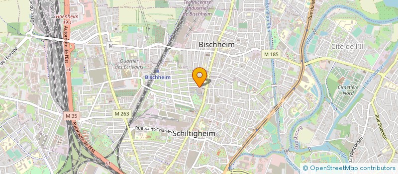 localisation de l'entreprise NEAL RABAT PAYSAGISTE à SCHILTIGHEIM