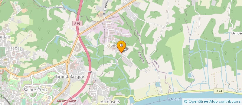 localisation de l'entreprise NEALDE à BAYONNE