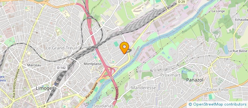 localisation de l'entreprise NEANT GUY  LIMOGES