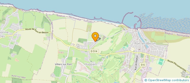 localisation de l'entreprise NEAPOLIS  PORT-EN-BESSIN-HUPPAIN