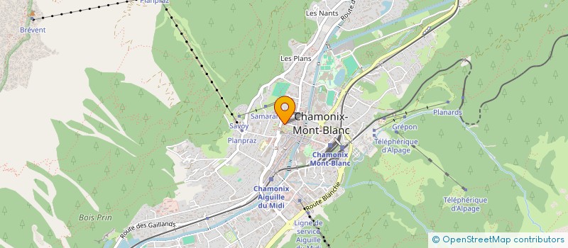 localisation de l'entreprise NEAPOLIS-FRANCE à CHAMONIX-MONT-BLANC