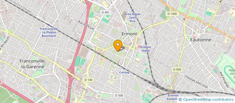 localisation de l'entreprise NEAS BATIMENT à ERMONT