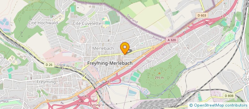 localisation de l'entreprise NEASY  FREYMING-MERLEBACH