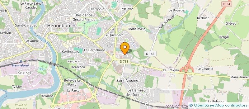 localisation de l'entreprise NEAT INVEST'IMMO  HENNEBONT