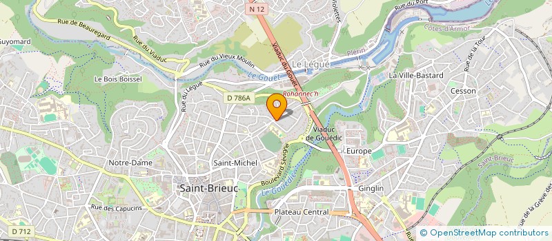 localisation de l'entreprise NEATCRAFT à SAINT-BRIEUC