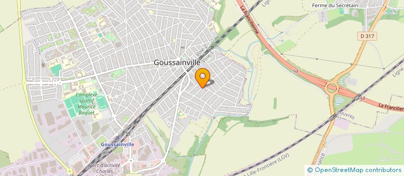 localisation de l'entreprise NEATDEV SERVICES  GOUSSAINVILLE