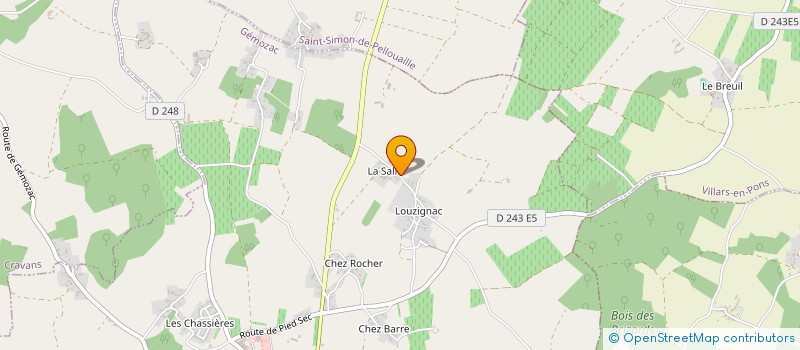 localisation de l'entreprise NEAU ANTOINE TRANSPORT EXPRESS  GEMOZAC