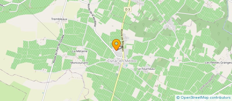 localisation de l'entreprise NEAUD FLORENT ET CHRISTINE  CIVRAC-EN-MEDOC