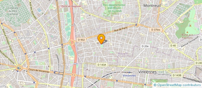 localisation de l'entreprise NEAZOE à MONTREUIL