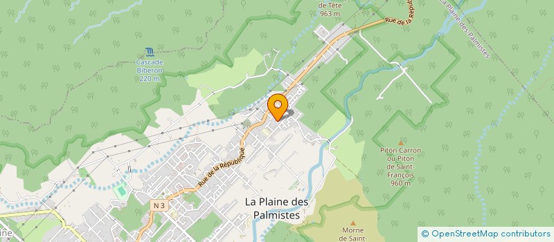 localisation de l'entreprise NEB  LA PLAINE DES PALMISTES