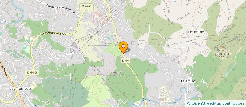 localisation de l'entreprise NEB  ALLAUCH