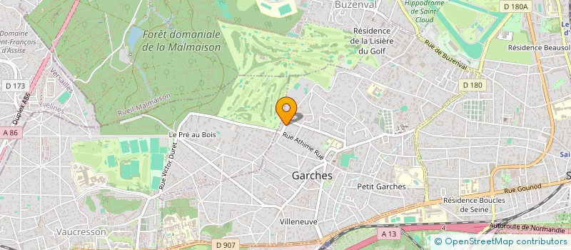 localisation de l'entreprise NEB CONSULTING  GARCHES