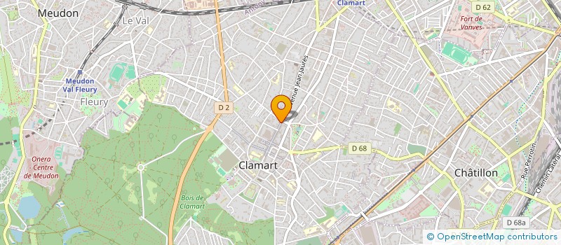 localisation de l'entreprise NEB'Z CONSULTING à CLAMART