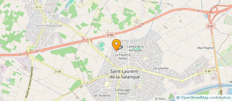 localisation de l'entreprise NEBA INVEST  SAINT-LAURENT-DE-LA-SALANQUE