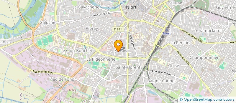 localisation de l'entreprise NEBBIOLO  NIORT