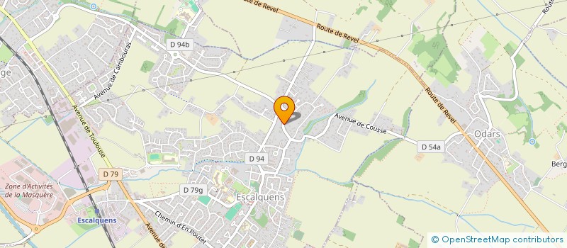 localisation de l'entreprise NEBBIU FINANCE  ESCALQUENS