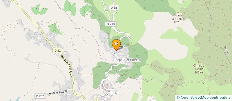 localisation de l'entreprise NEBBIU PROPRETE à POGGIO D'OLETTA