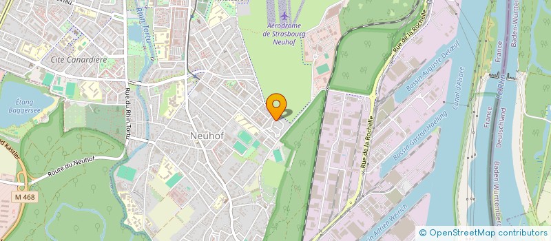 localisation de l'entreprise NEBI PLATRERIE à STRASBOURG