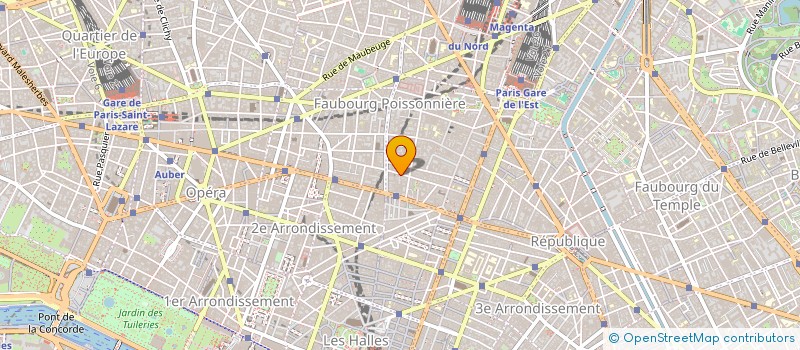 localisation de l'entreprise NEBIO à PARIS