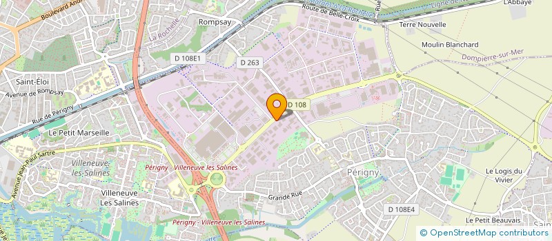 localisation de l'entreprise NEBORN à PERIGNY