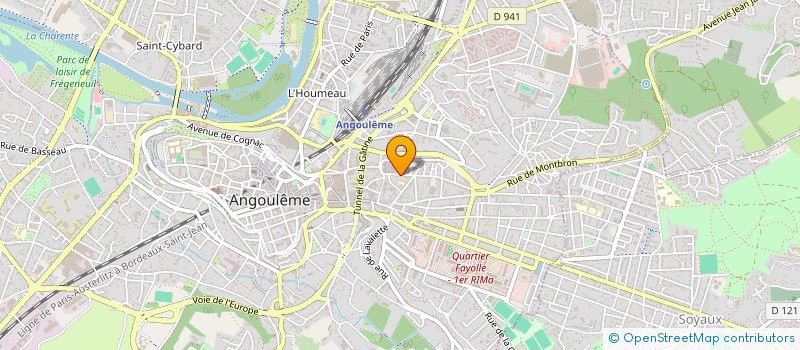localisation de l'entreprise NEBOUT ET FILS à ANGOULEME