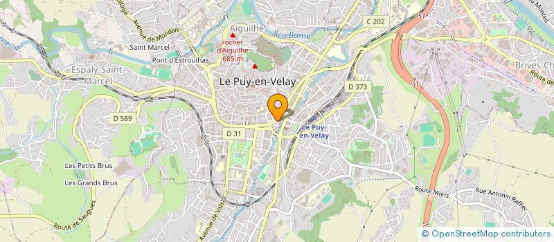 localisation de l'entreprise NEBOUY SPORTS  LE PUY-EN-VELAY