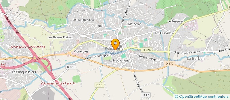 localisation de l'entreprise NEBU  PELISSANNE