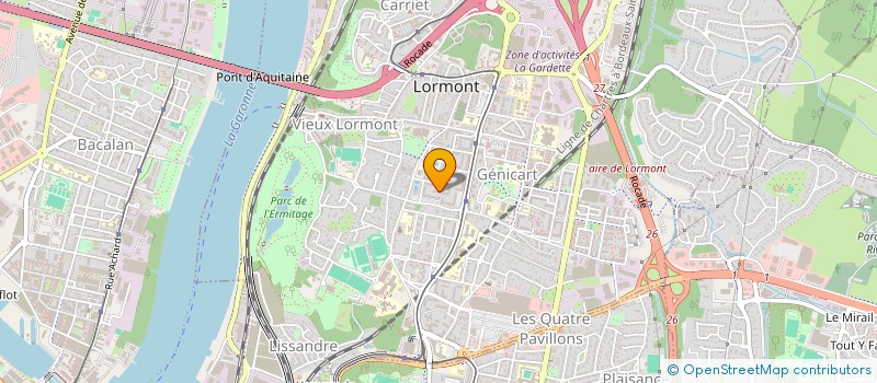 localisation de l'entreprise NEBUL'TOI à LORMONT